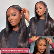 Glueless Human Hair Straight Wig – Natural-Looking Wig for Women